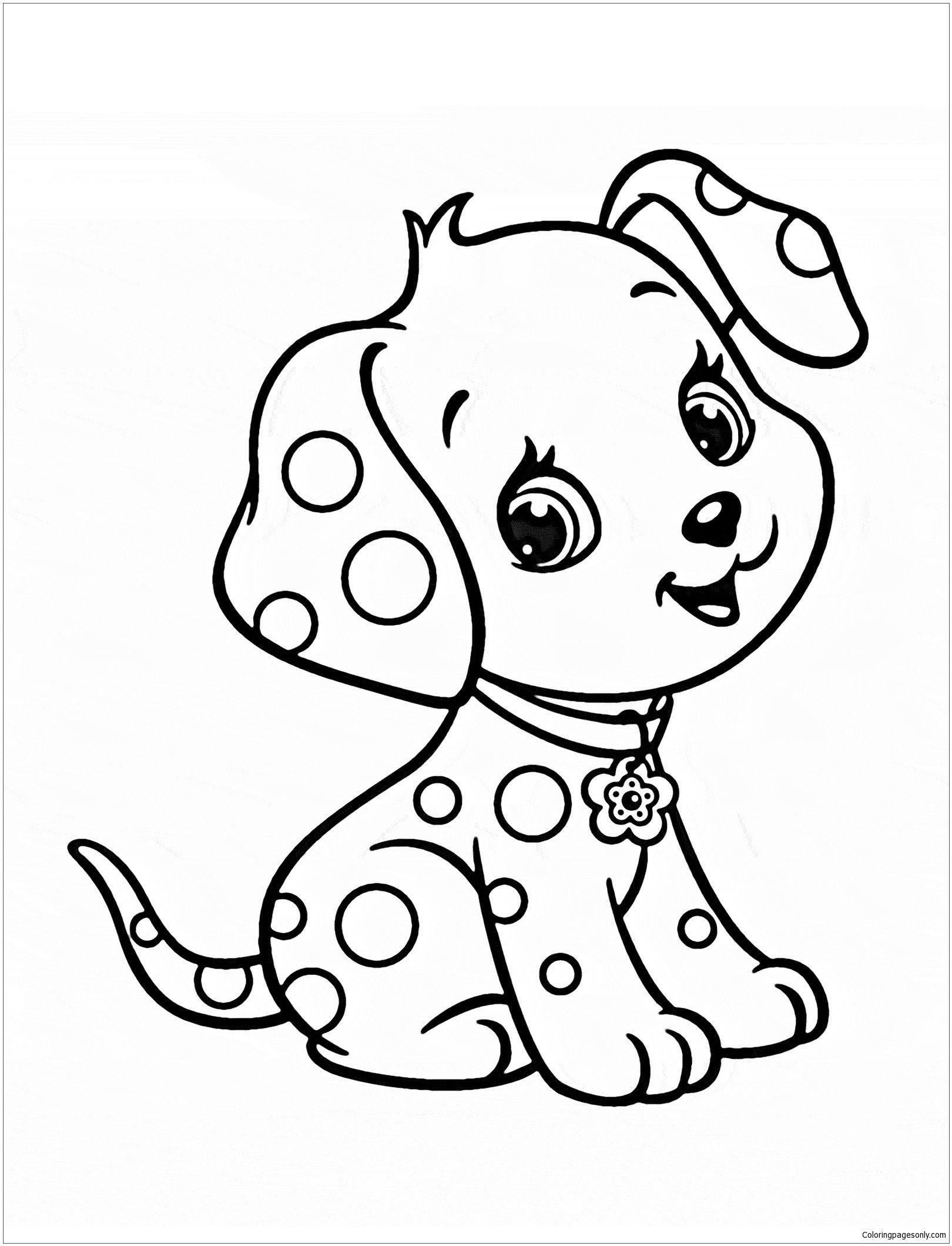 124 Puppy Coloring Pages Printable 35