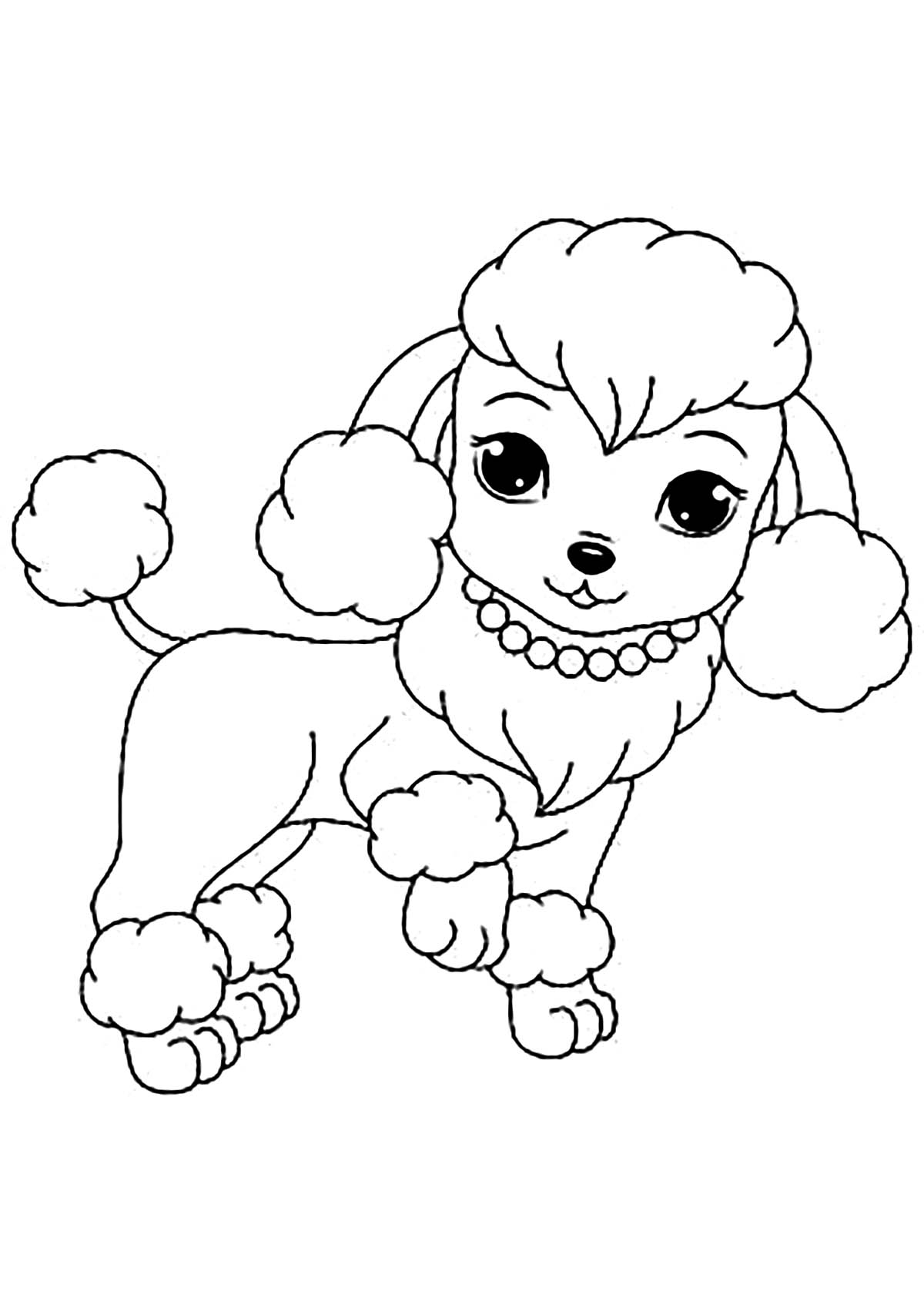 124 Puppy Coloring Pages Printable 5