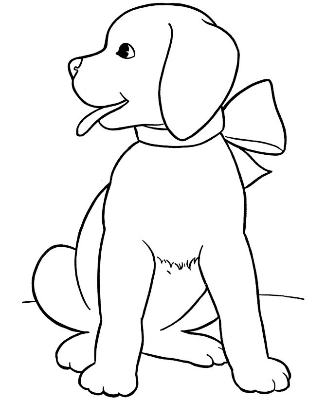 124 Puppy Coloring Pages Printable 68