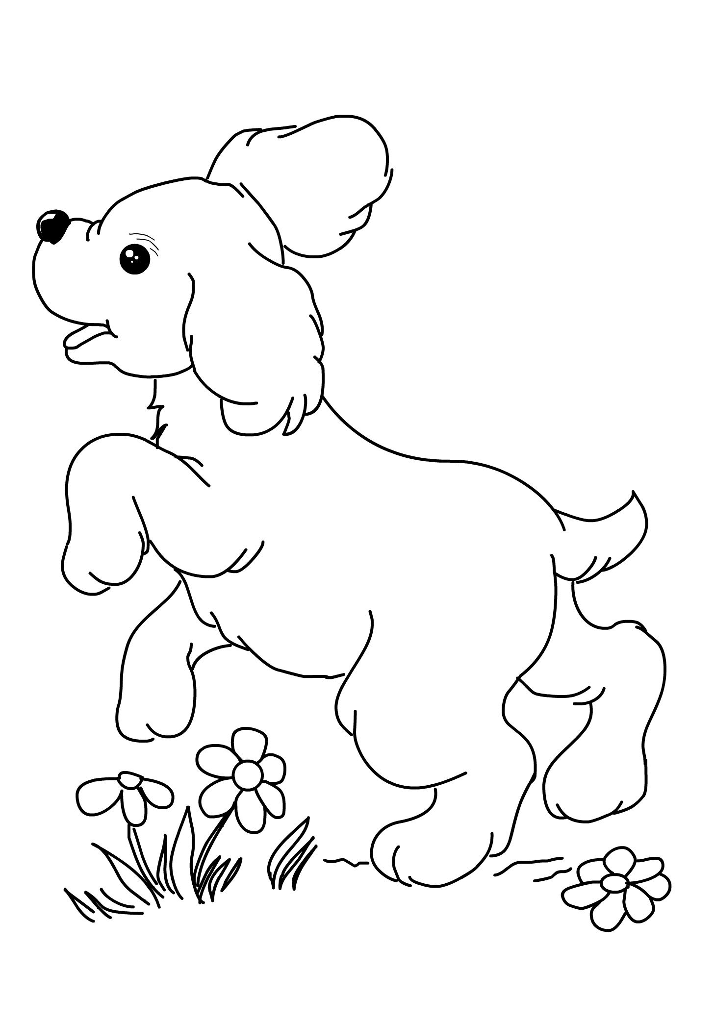 124 Puppy Coloring Pages Printable 74