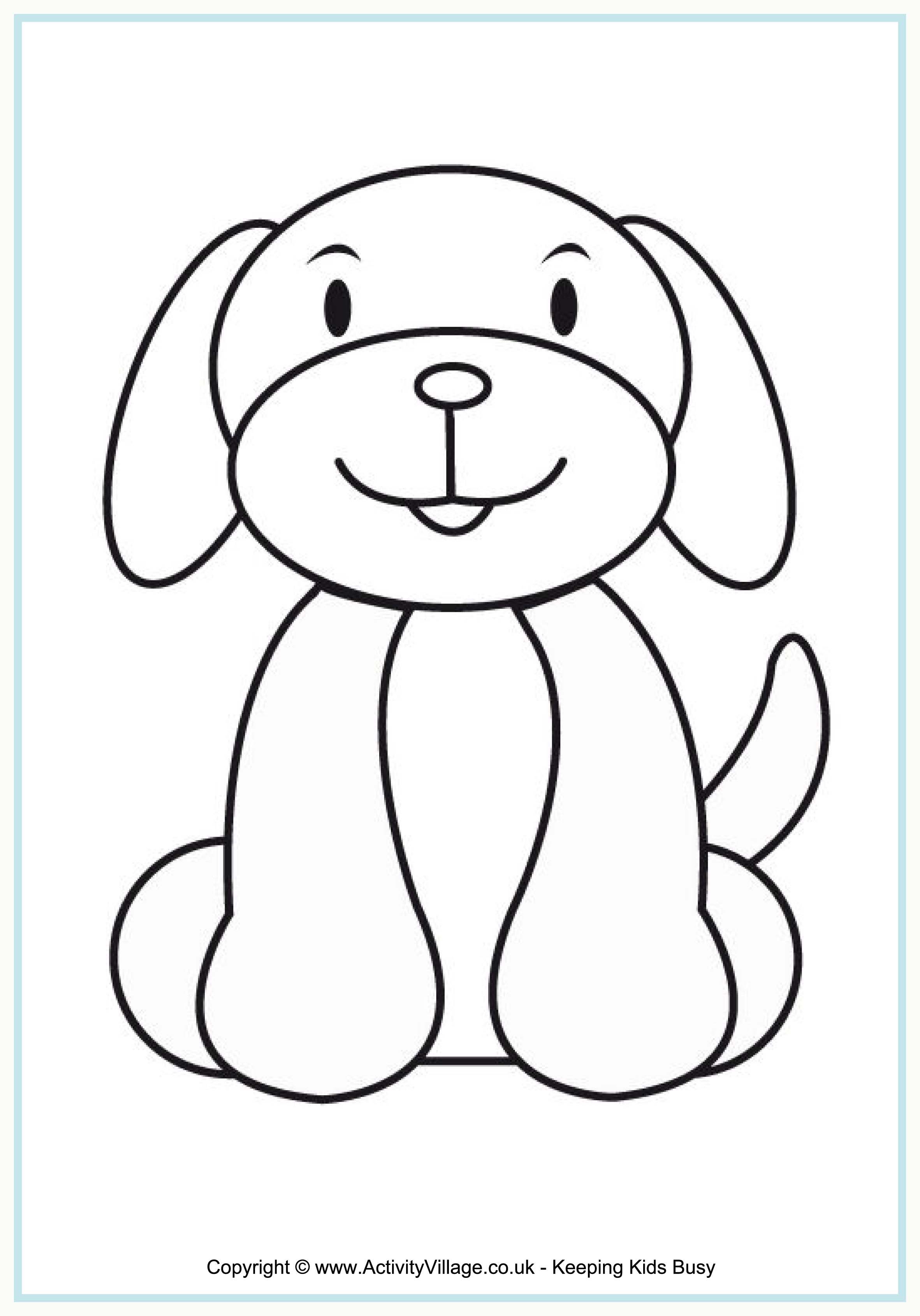 124 Puppy Coloring Pages Printable 80