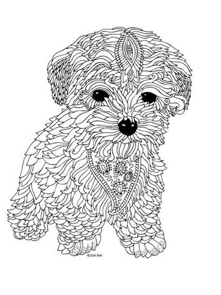 124 Puppy Coloring Pages Printable 81