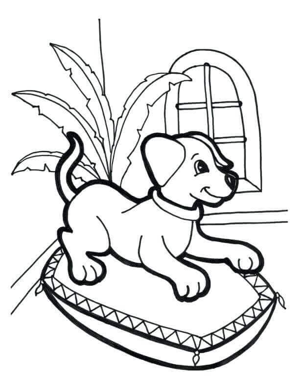 124 Puppy Coloring Pages Printable 86