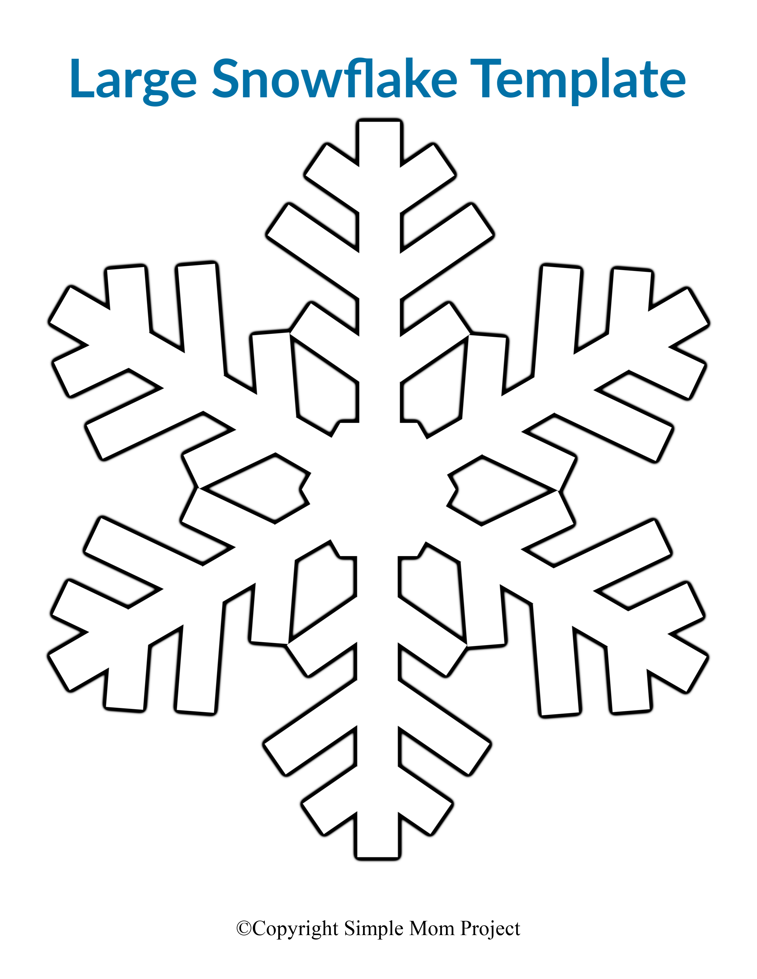 125 Beautiful Paper Snowflake Templates Printable 1