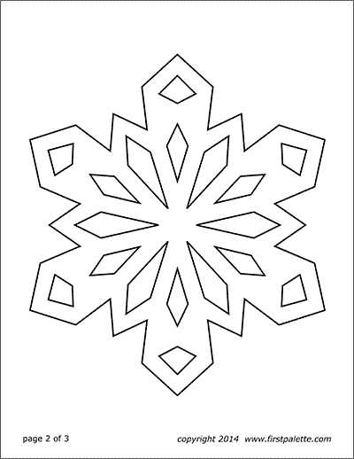 125 Beautiful Paper Snowflake Templates Printable 10