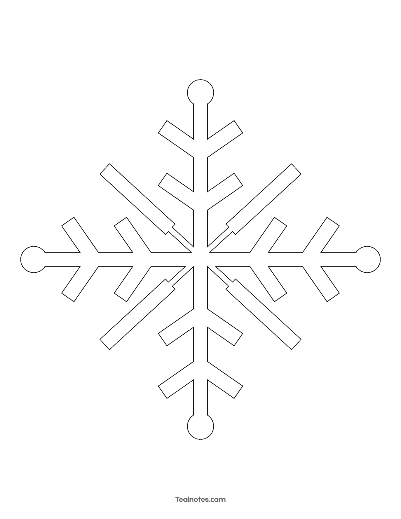 125 Beautiful Paper Snowflake Templates Printable 101