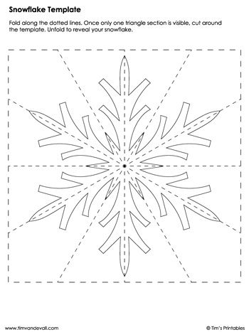 125 Beautiful Paper Snowflake Templates Printable 102