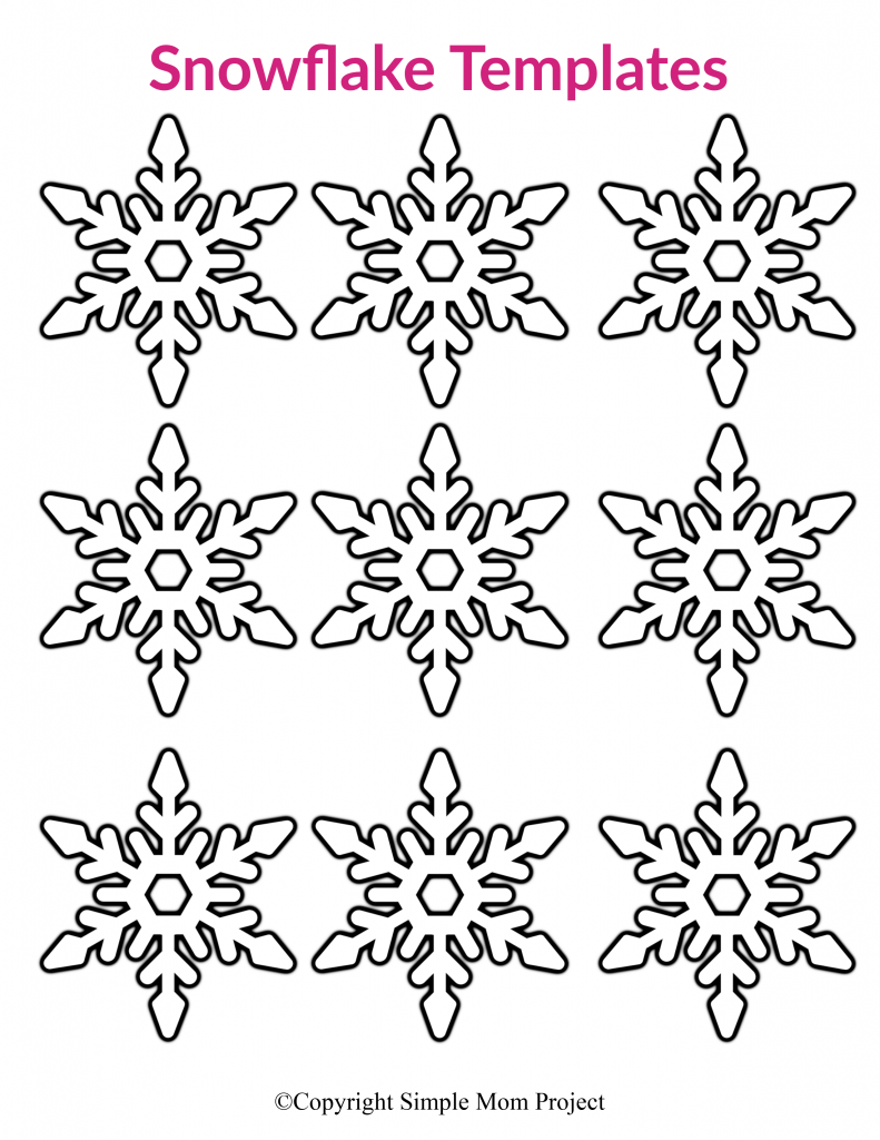 125 Beautiful Paper Snowflake Templates Printable 105