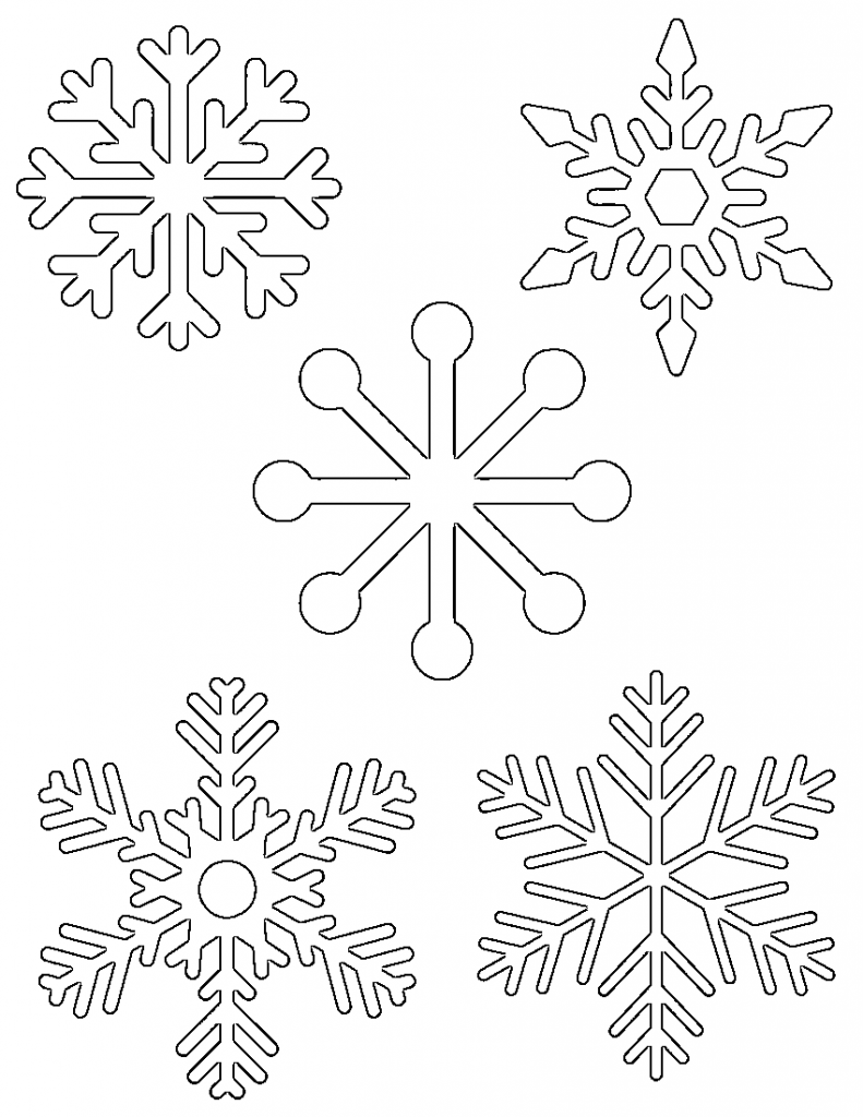 125 Beautiful Paper Snowflake Templates Printable 106