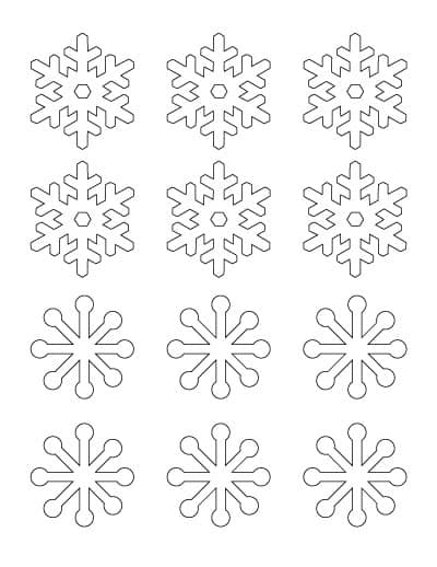 125 Beautiful Paper Snowflake Templates Printable 124