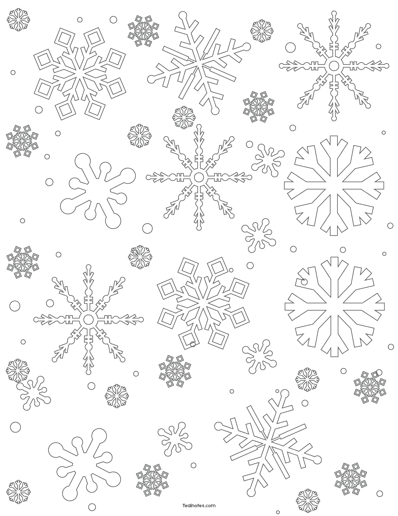 125 Beautiful Paper Snowflake Templates Printable 16