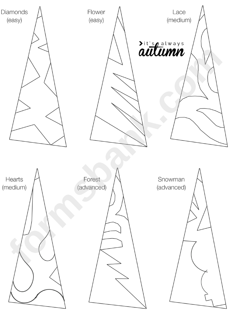 125 Beautiful Paper Snowflake Templates Printable 17