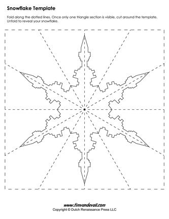 125 Beautiful Paper Snowflake Templates Printable 24