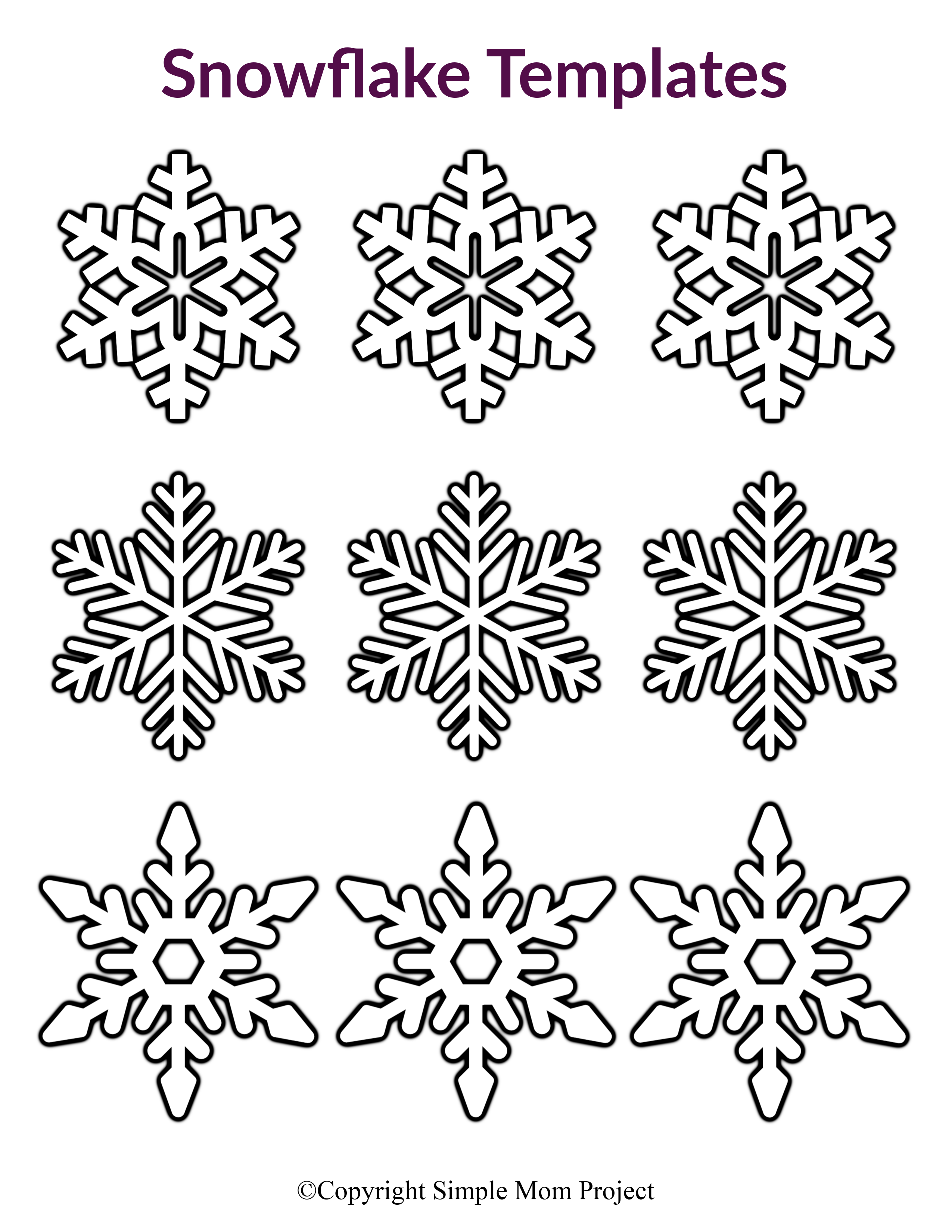 beautiful paper snowflake templates printable jpg