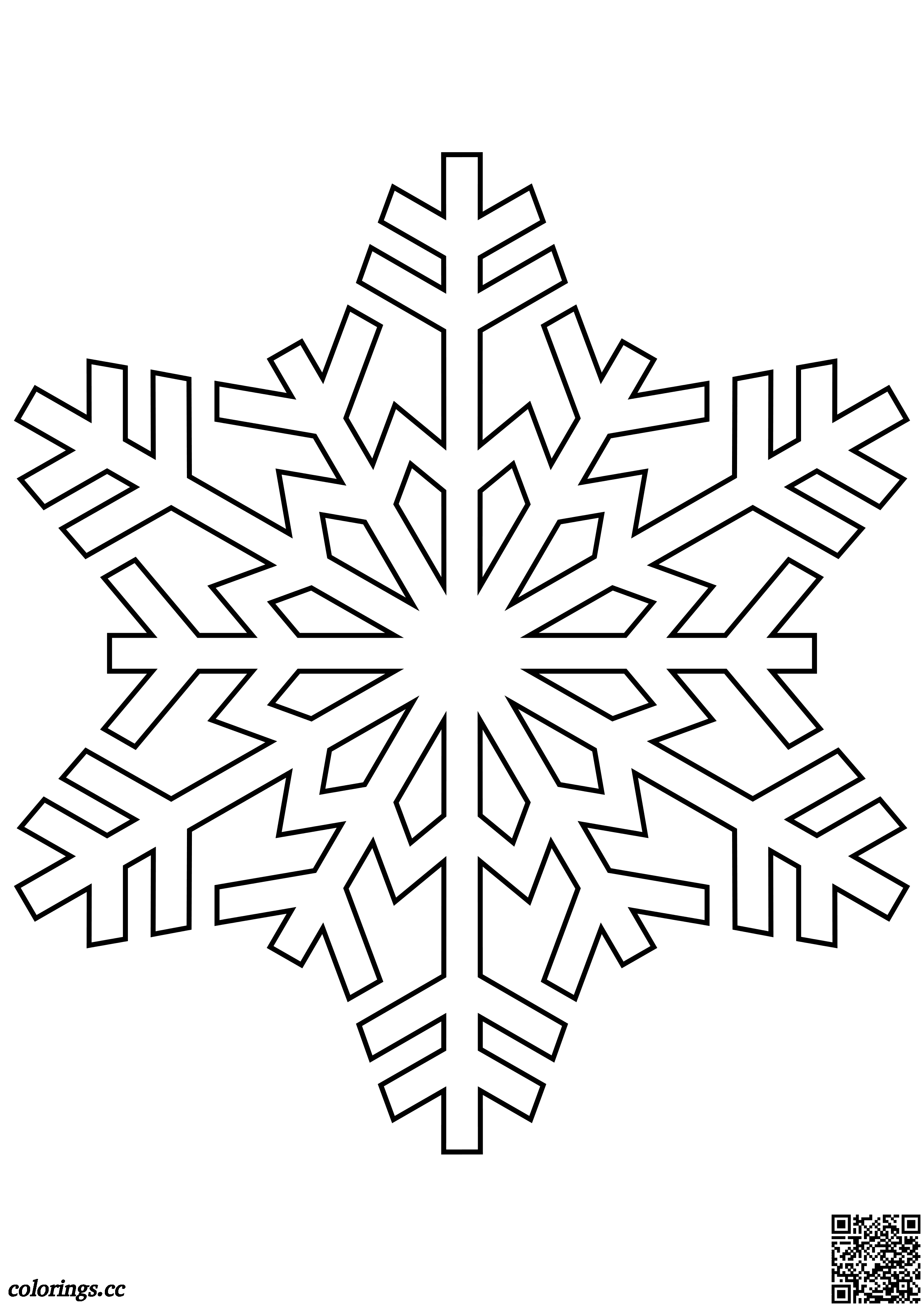 125 Beautiful Paper Snowflake Templates Printable 40