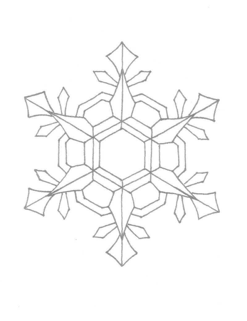 125 Beautiful Paper Snowflake Templates Printable 41