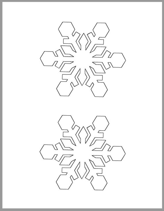 125 Beautiful Paper Snowflake Templates Printable 56