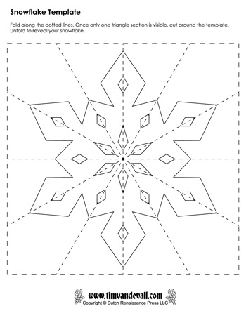 125 Beautiful Paper Snowflake Templates Printable 68