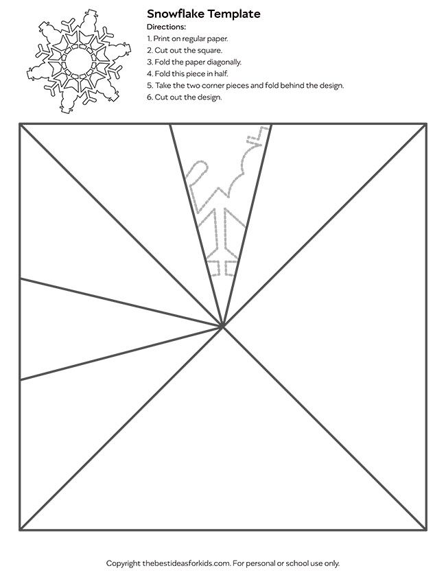 125 Beautiful Paper Snowflake Templates Printable 73