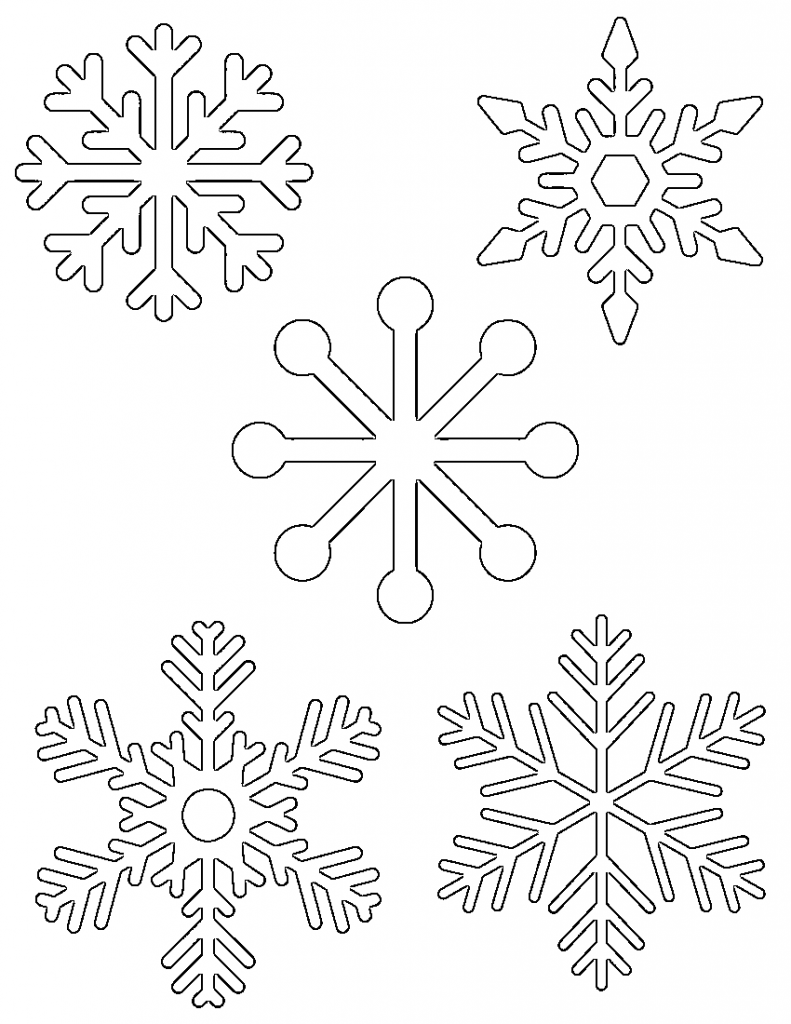 125 Beautiful Paper Snowflake Templates Printable 87