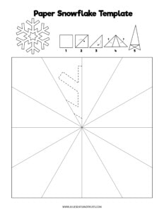 125 Beautiful Paper Snowflake Templates Printable 97