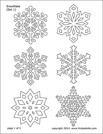 125 Beautiful Paper Snowflake Templates Printable 98