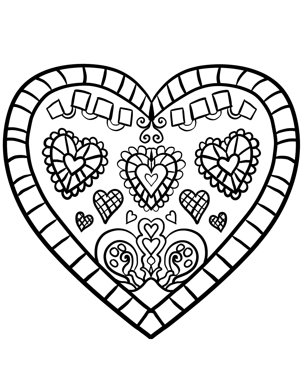 free heart coloring pages for kids printable jpg