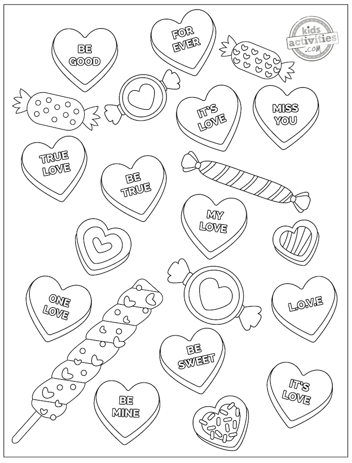 126 Free Heart Coloring Pages for Kids Printable 101