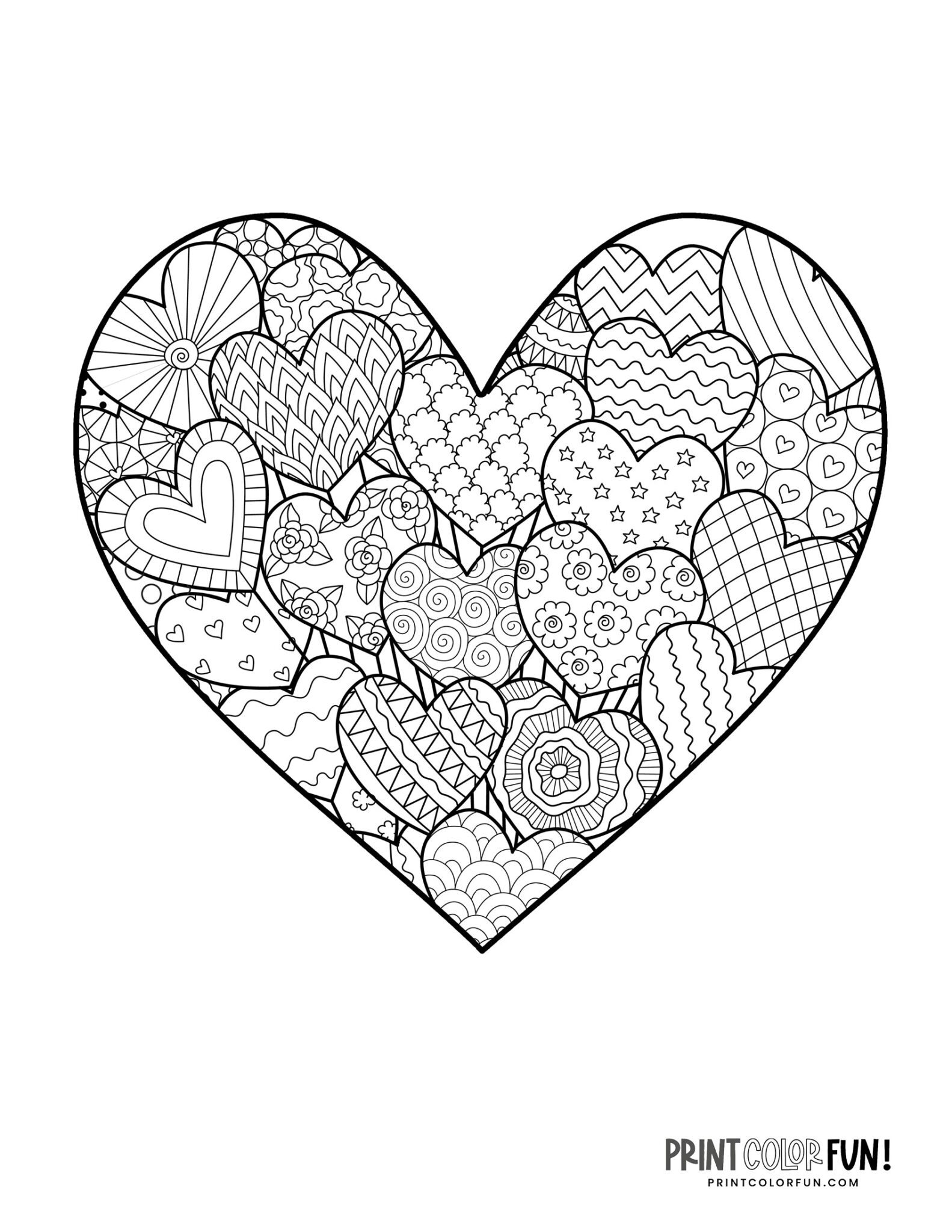 free heart coloring pages for kids printable jpg