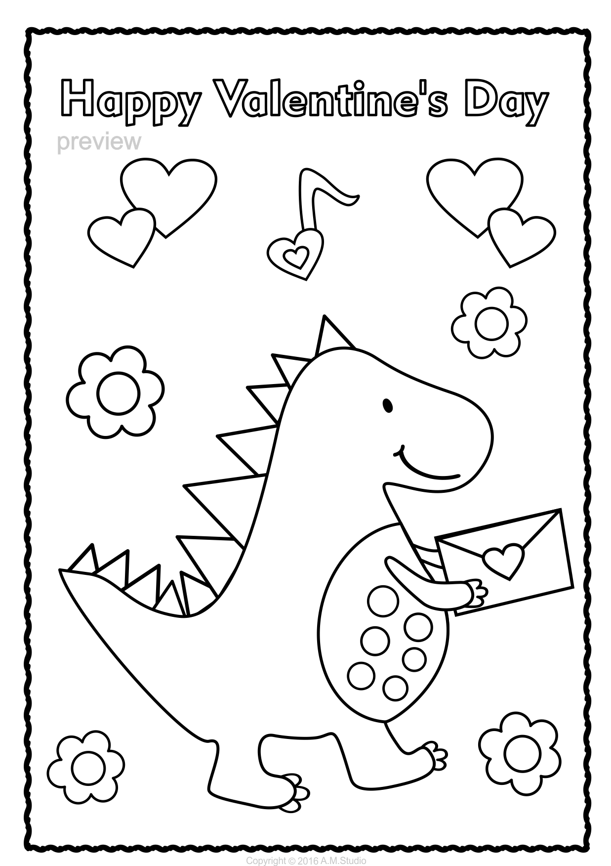 126 Free Heart Coloring Pages for Kids Printable 23