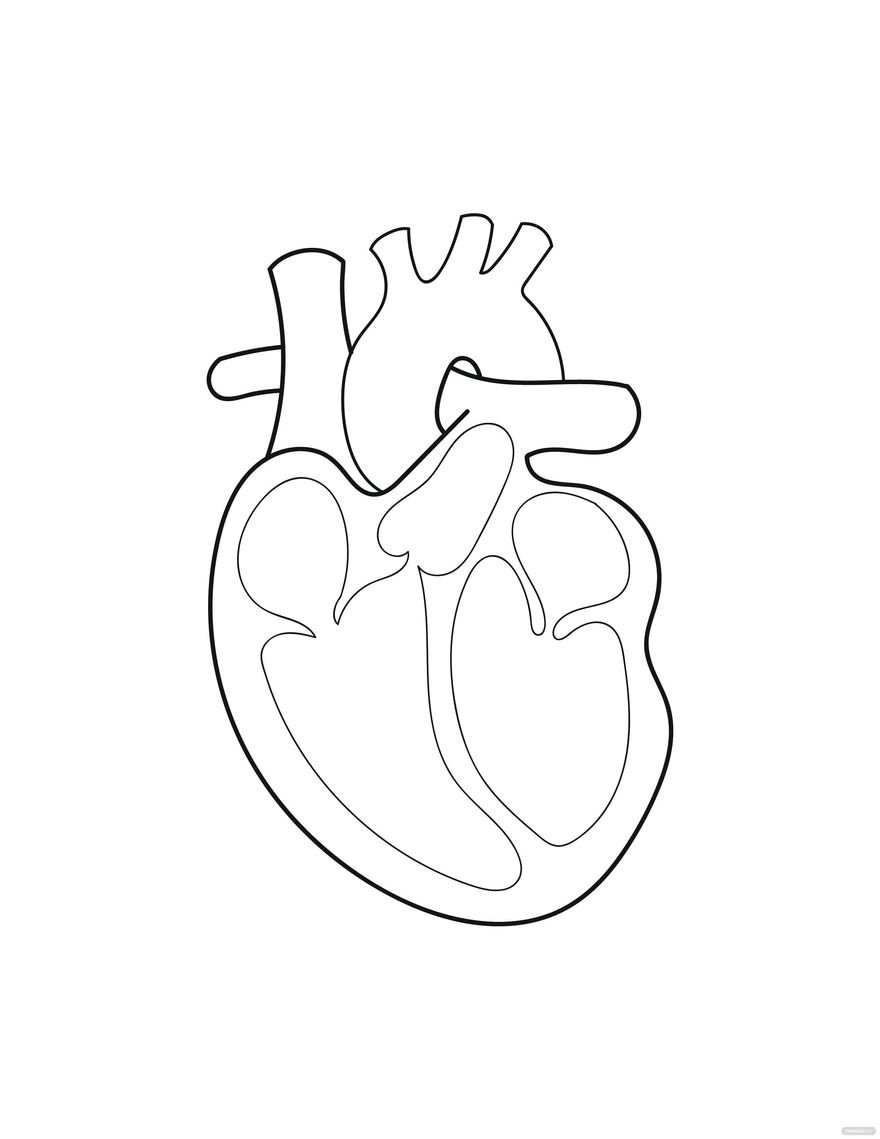 126 Free Heart Coloring Pages for Kids Printable 37