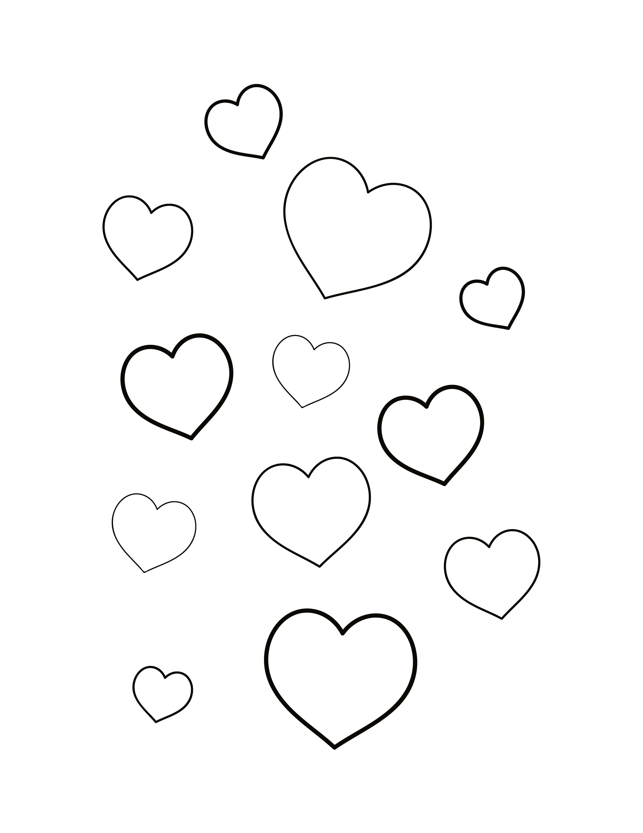 126 Free Heart Coloring Pages for Kids Printable 4