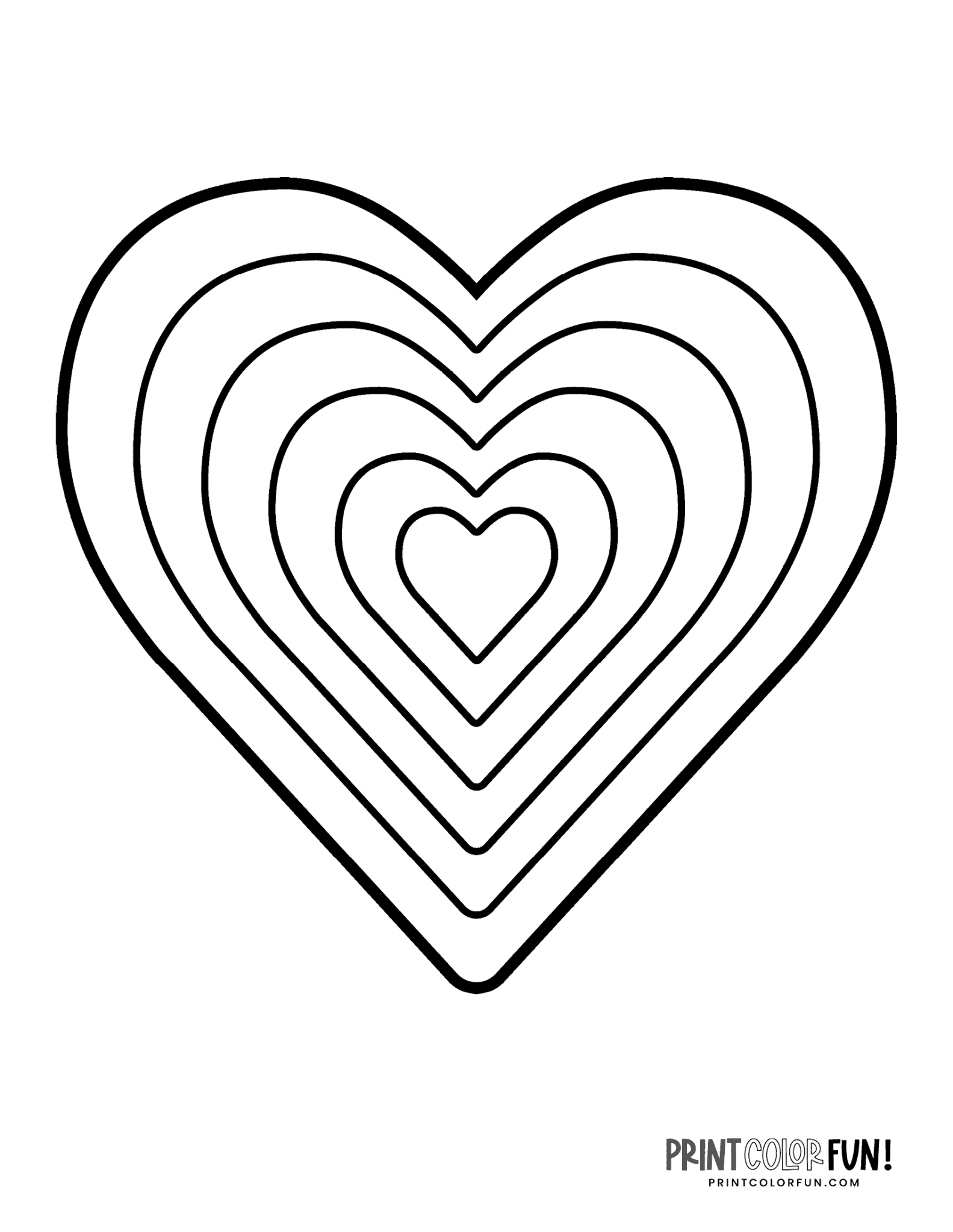 126 Free Heart Coloring Pages for Kids Printable 43