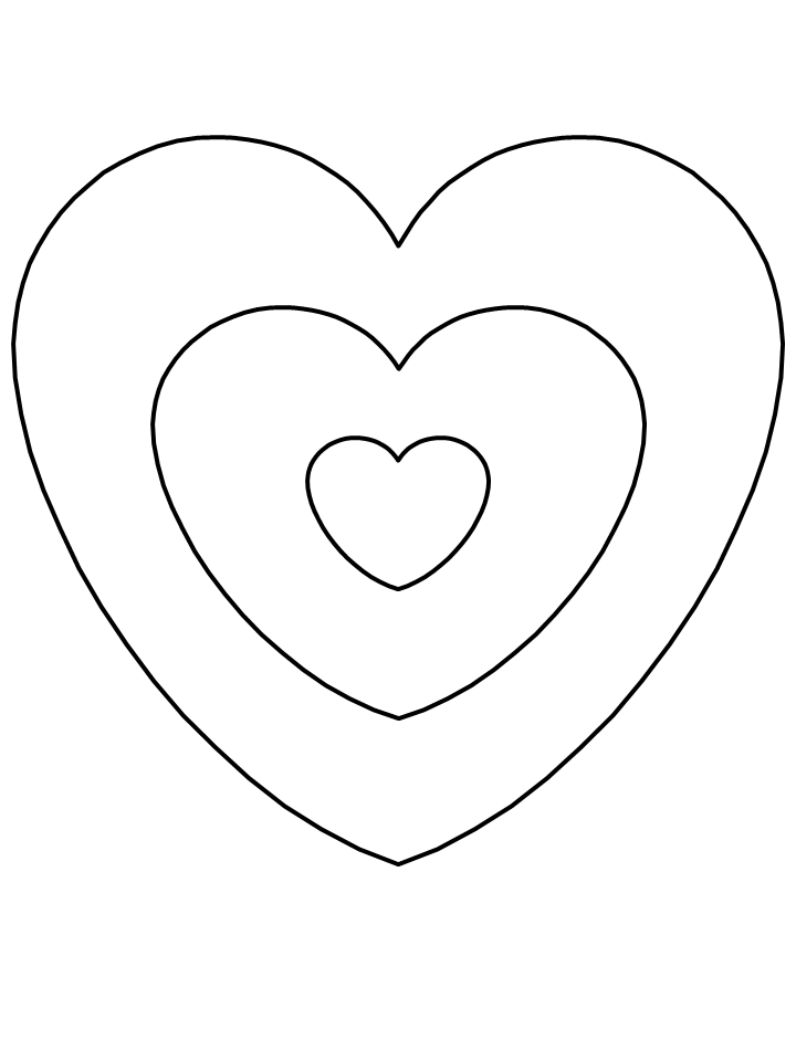 126 Free Heart Coloring Pages for Kids Printable 59