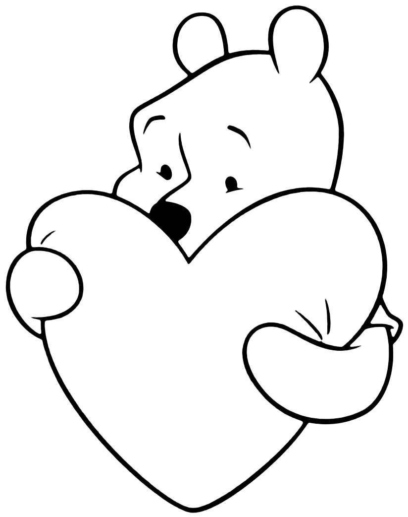 126 Free Heart Coloring Pages for Kids Printable 66