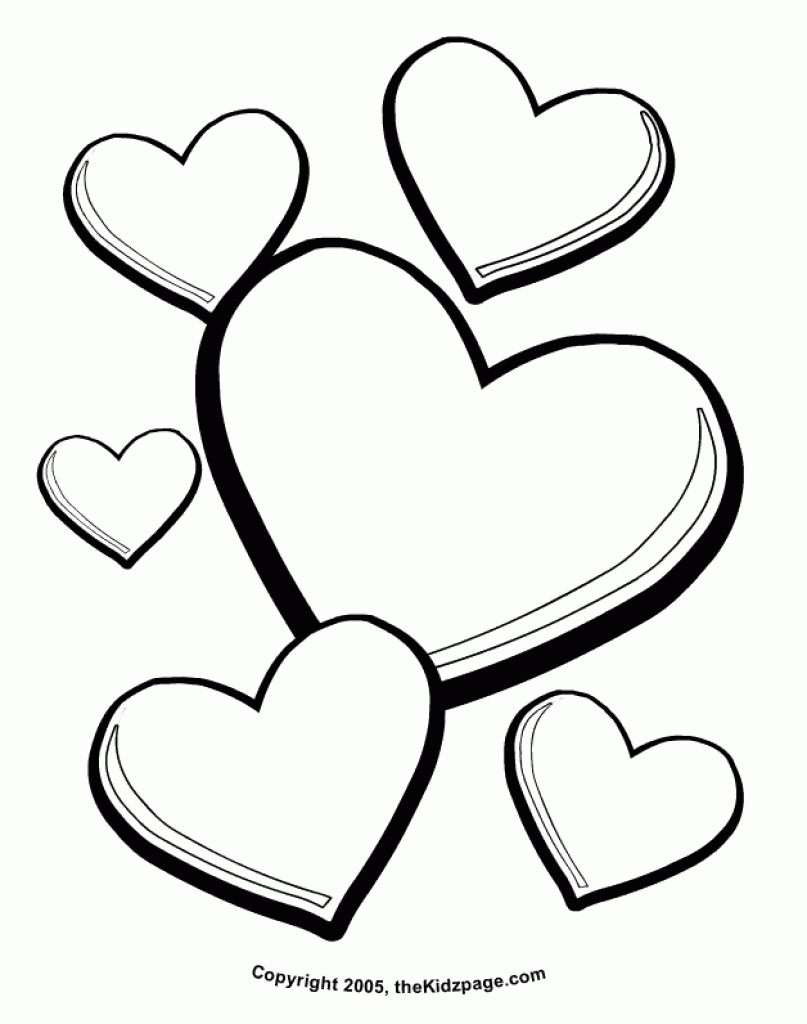 126 Free Heart Coloring Pages for Kids Printable 83