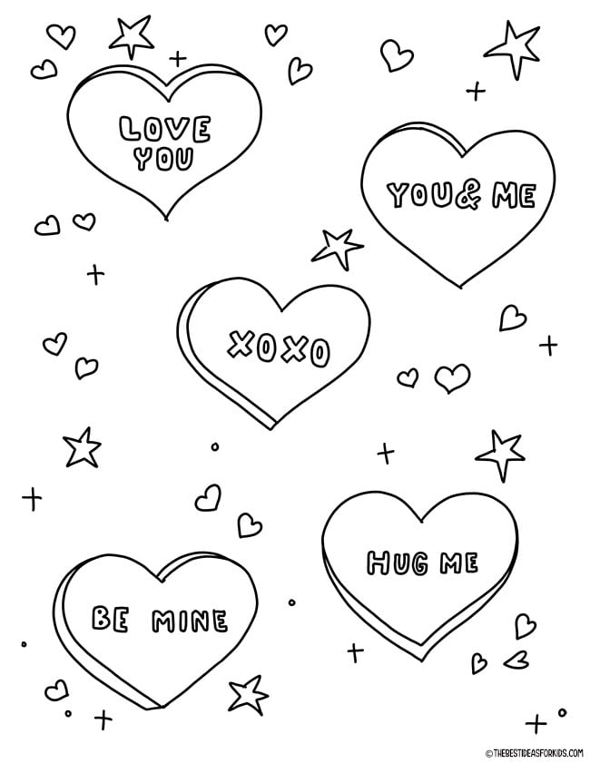 126 Free Heart Coloring Pages for Kids Printable 93