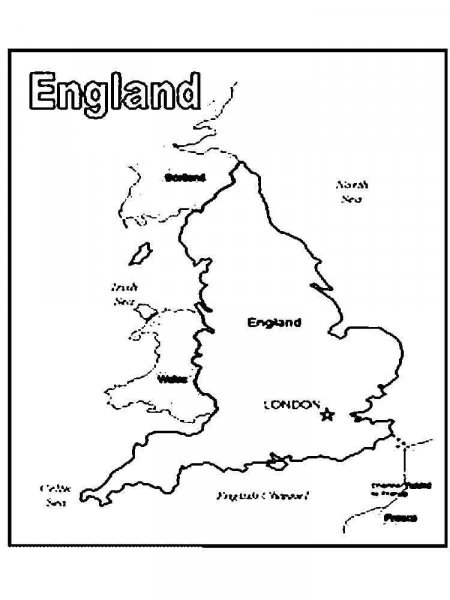 127 England Coloring Pages Printable 116