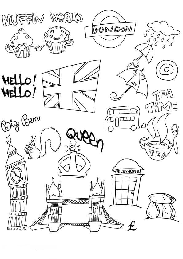 127 England Coloring Pages Printable 121