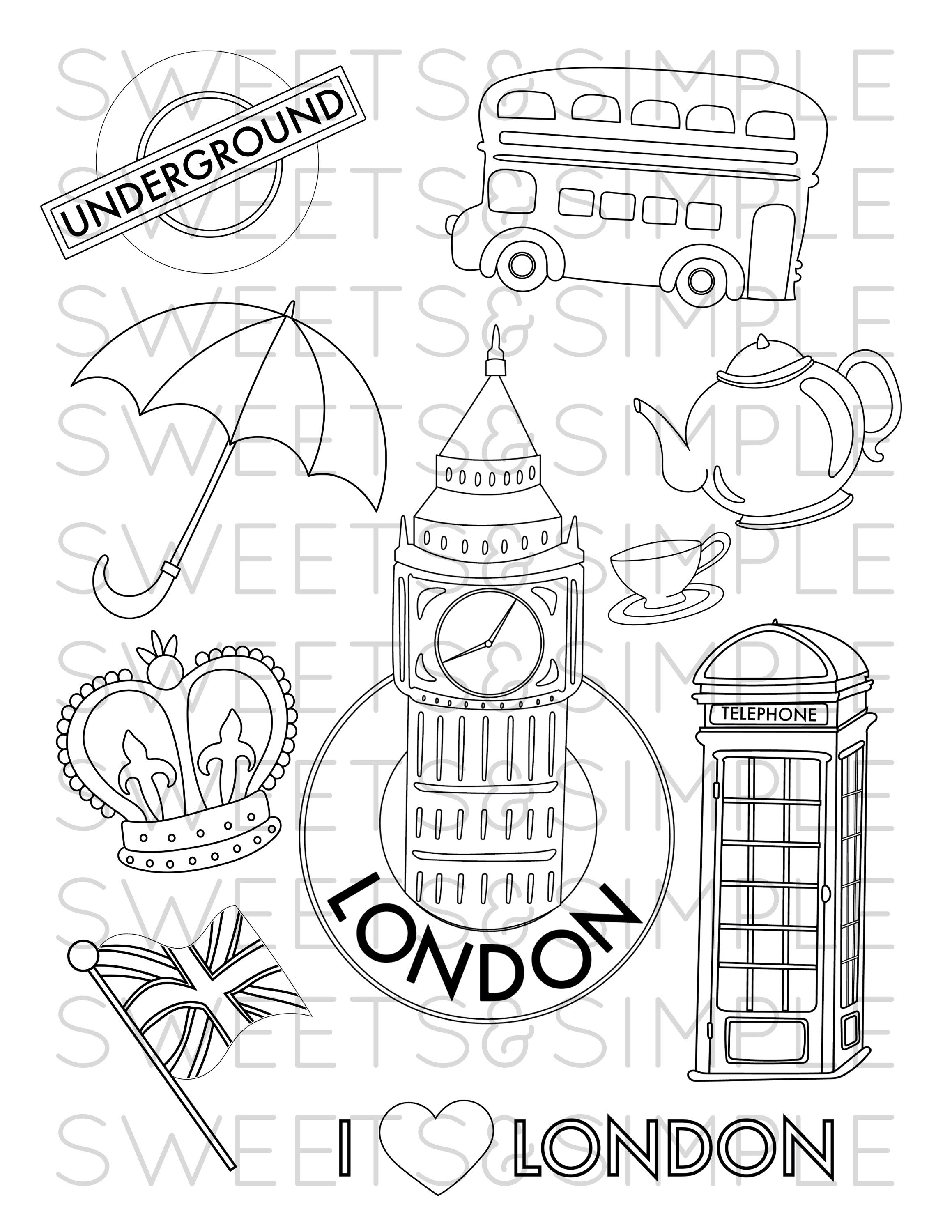 127 England Coloring Pages Printable 16