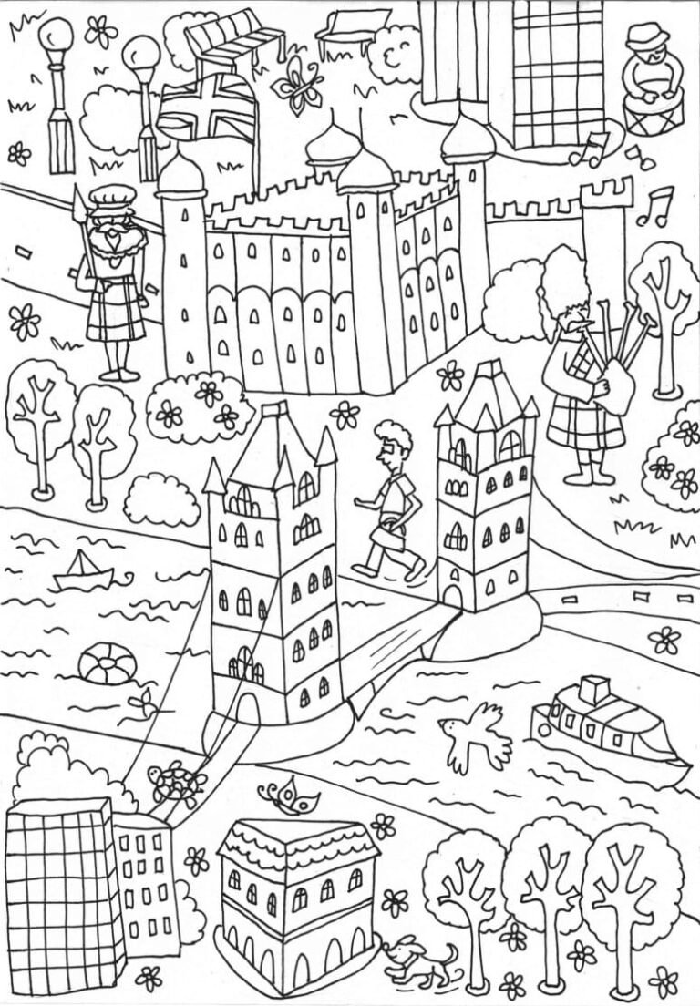 127 England Coloring Pages Printable 47