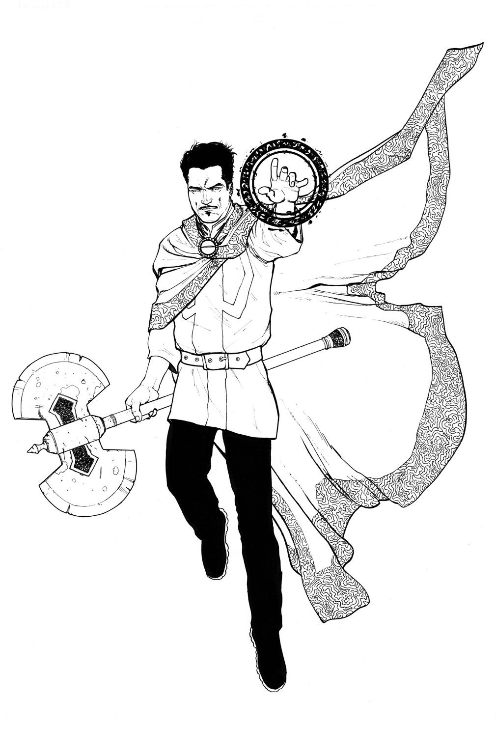 159 Doctor Strange Coloring Pages Printable 130