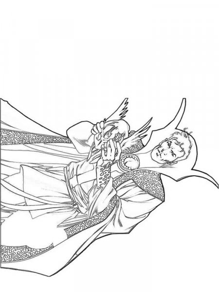 159 Doctor Strange Coloring Pages Printable 151