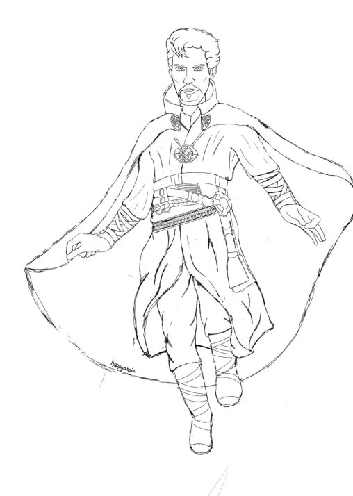 159 Doctor Strange Coloring Pages Printable 2