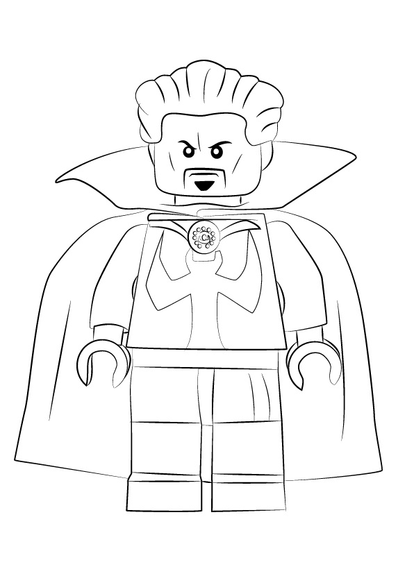 159 Doctor Strange Coloring Pages Printable 28