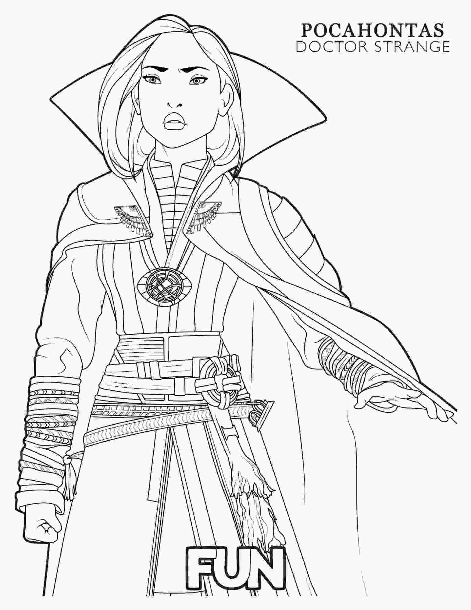 159 Doctor Strange Coloring Pages Printable 42