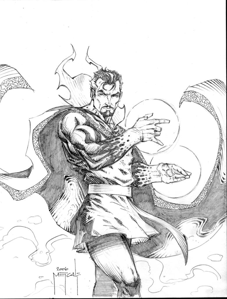 159 Doctor Strange Coloring Pages Printable 8