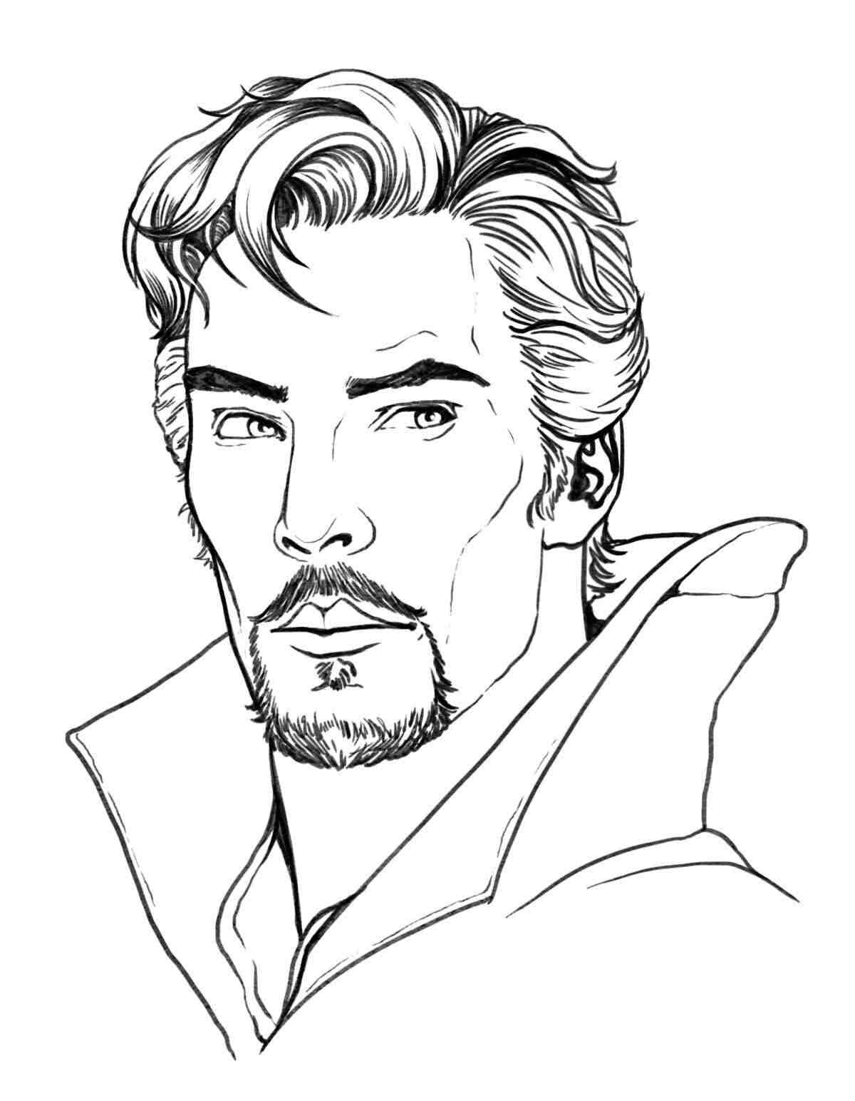 159 Doctor Strange Coloring Pages Printable 88