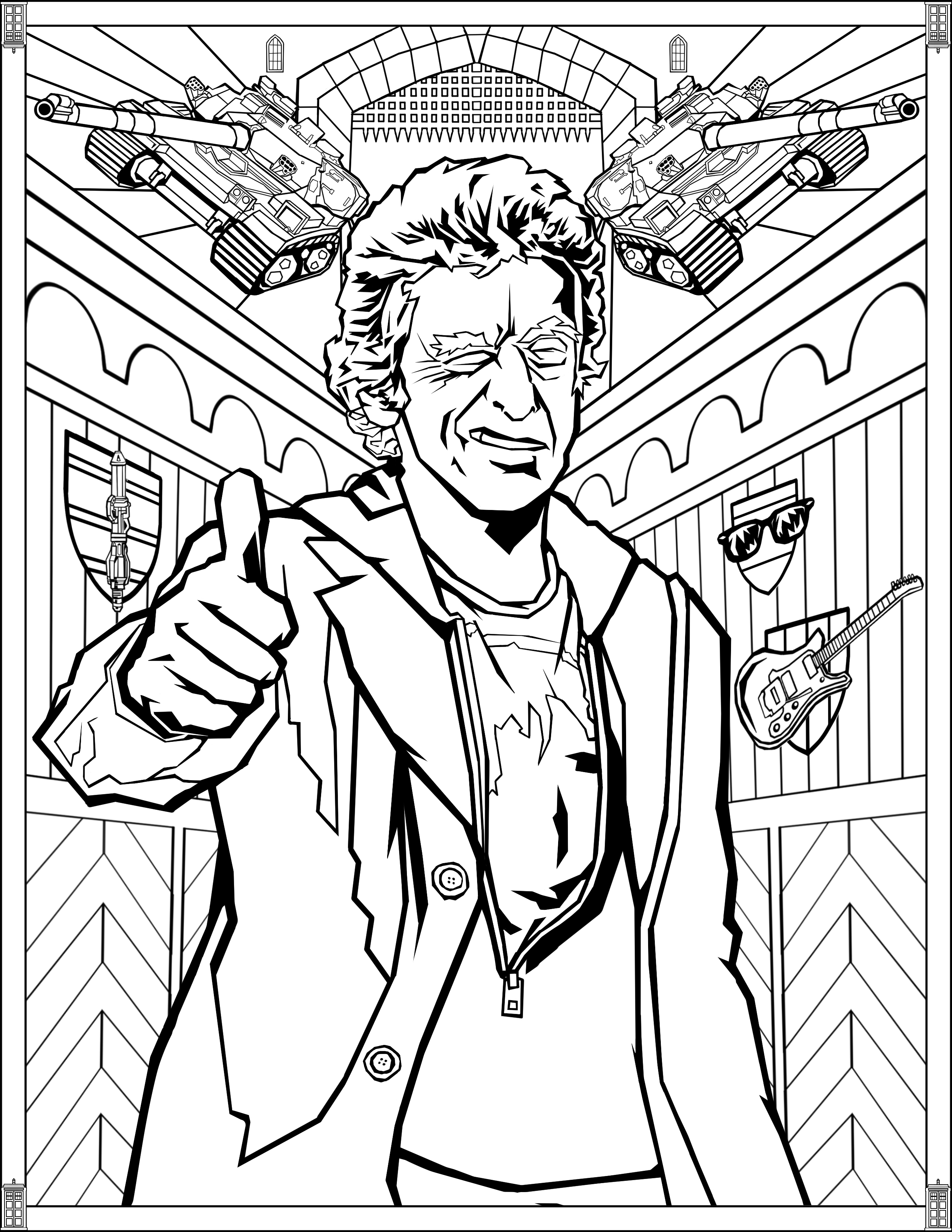 159 Doctor Strange Coloring Pages Printable 93