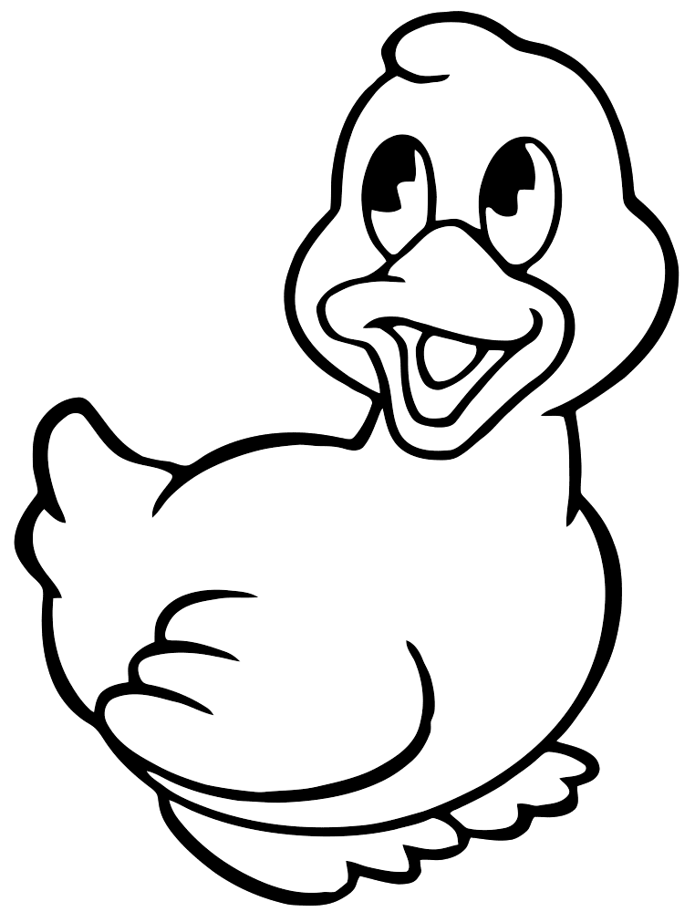 28 Adorable Cute Duck Coloring Pages Printable 20